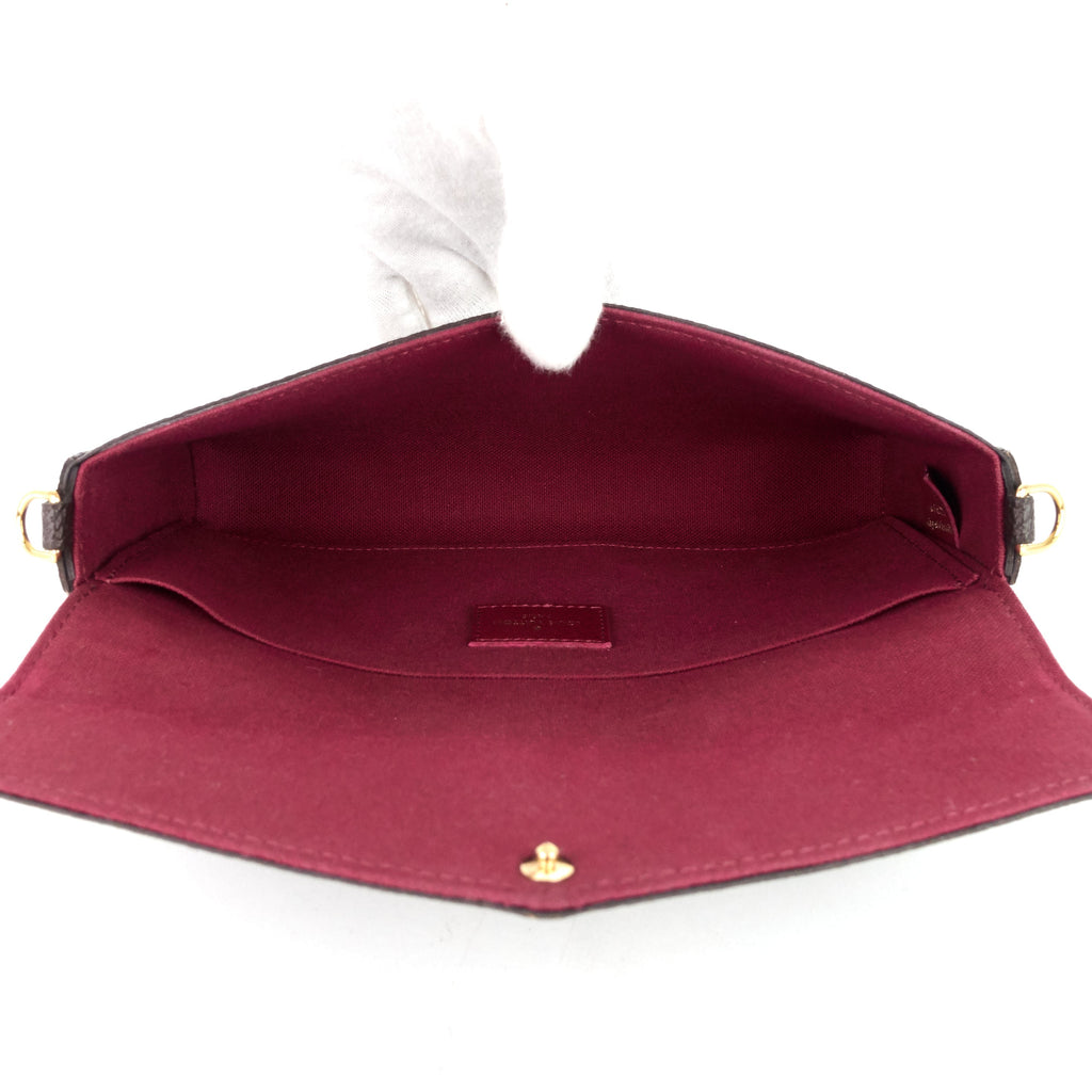Louis Vuitto FÃ©licie Pochette Monogram Canvas Bag