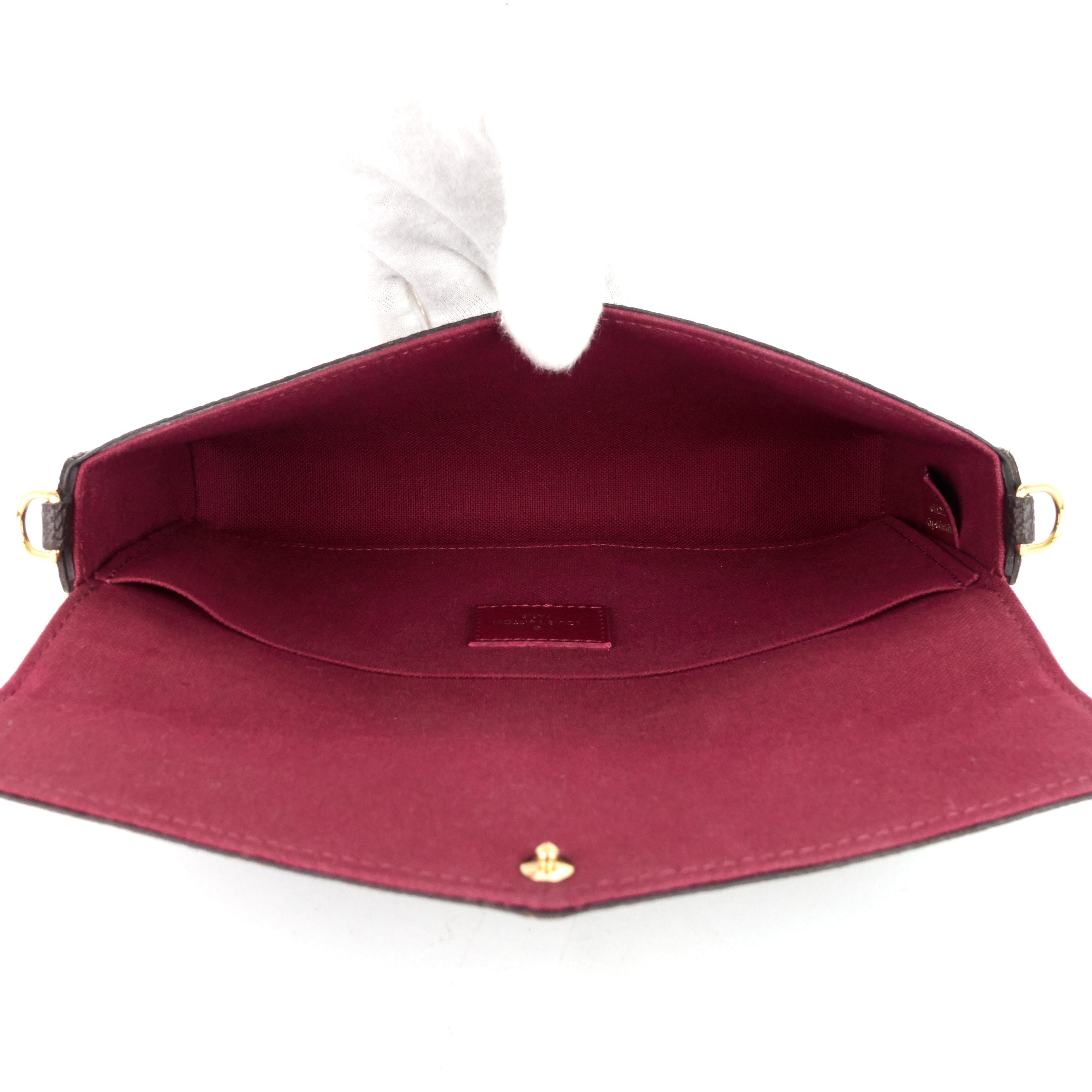 Louis Vuitto FÃ©licie Pochette Monogram Canvas Bag