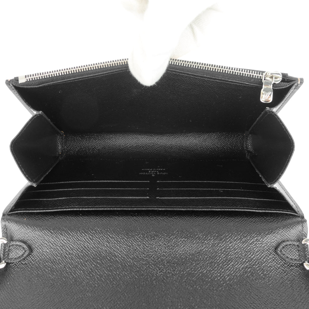 Louis Vuitto Twist Leather and Reverse Monogram Wallet on Chain Bag