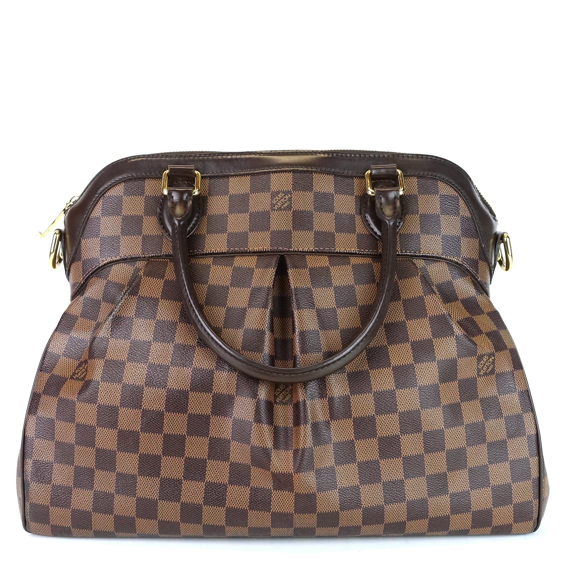 Louis Vuitto Trevi GM Damier Ebene Canvas Bag