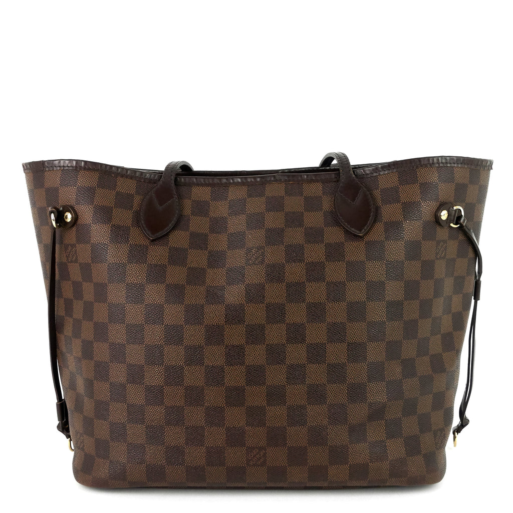 Louis Vuitto Neverfull MM Damier Ebene Canvas Bag