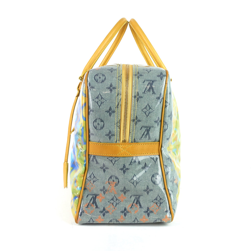Louis Vuitto Richard Prince Defile Weekender GM Pulp Canvas Bag