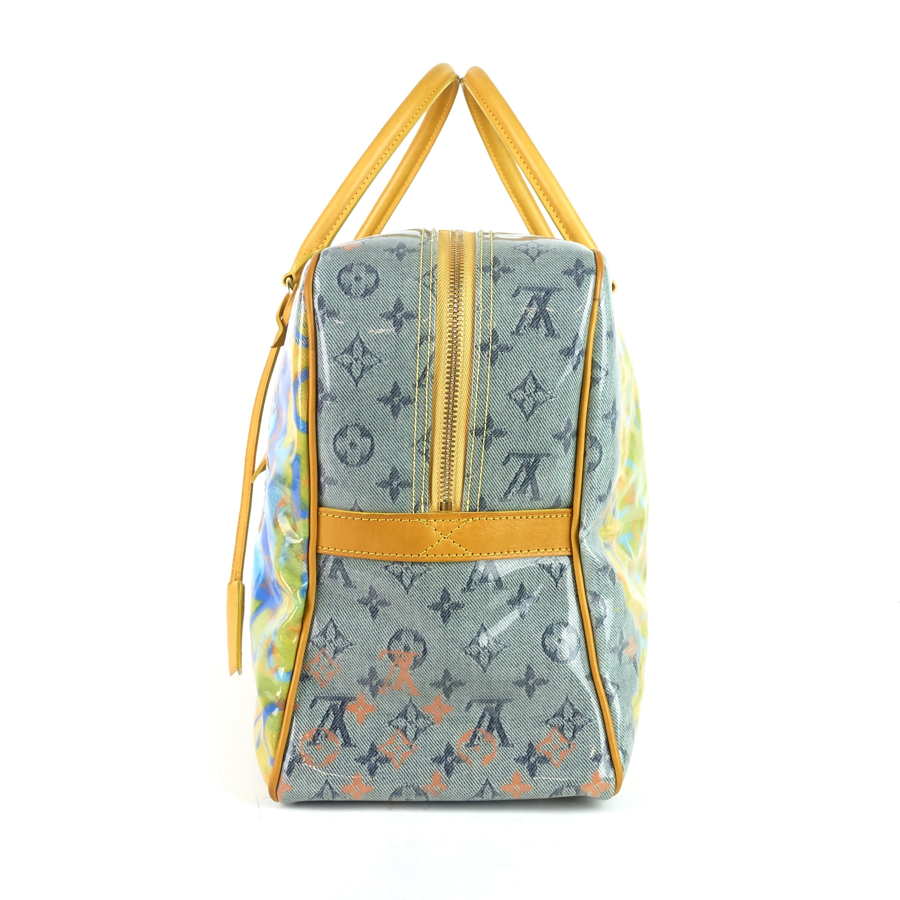 Louis Vuitto Richard Prince Defile Weekender GM Pulp Canvas Bag