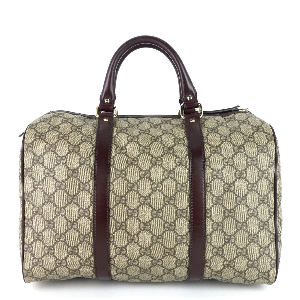 Gucci Joy Supreme Monogram Coated Canvas Boston Bag