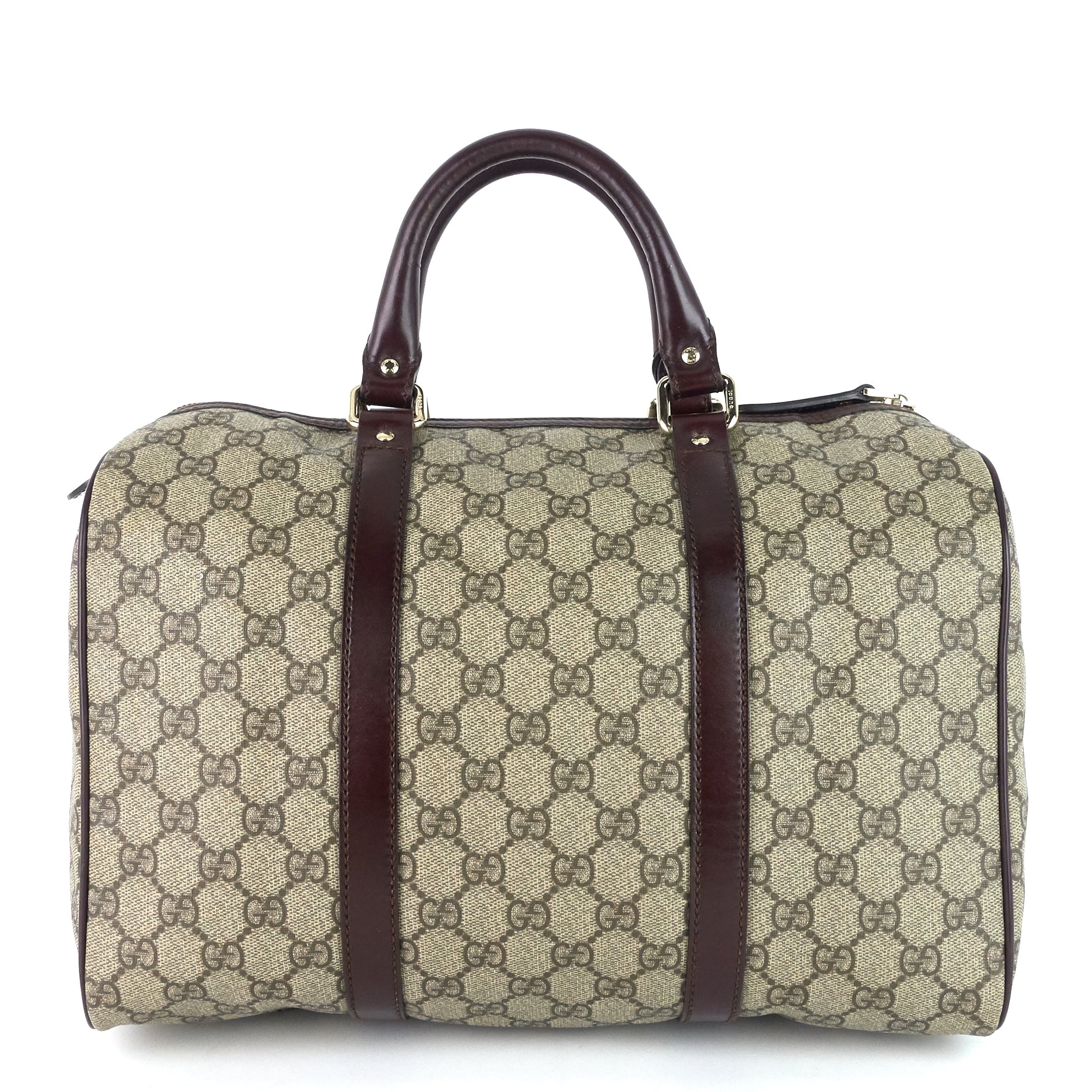 Gucci Joy Supreme Monogram Coated Canvas Boston Bag