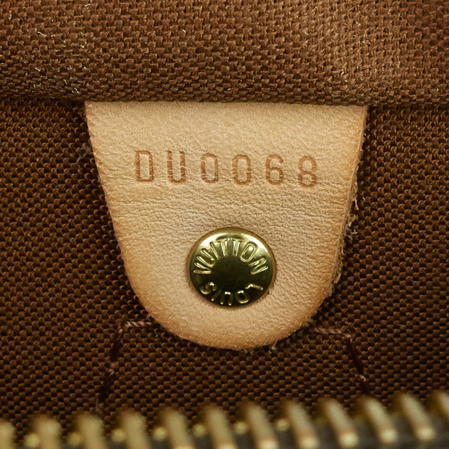 Louis Vuitto Speedy 30 Monogram Canvas Bag