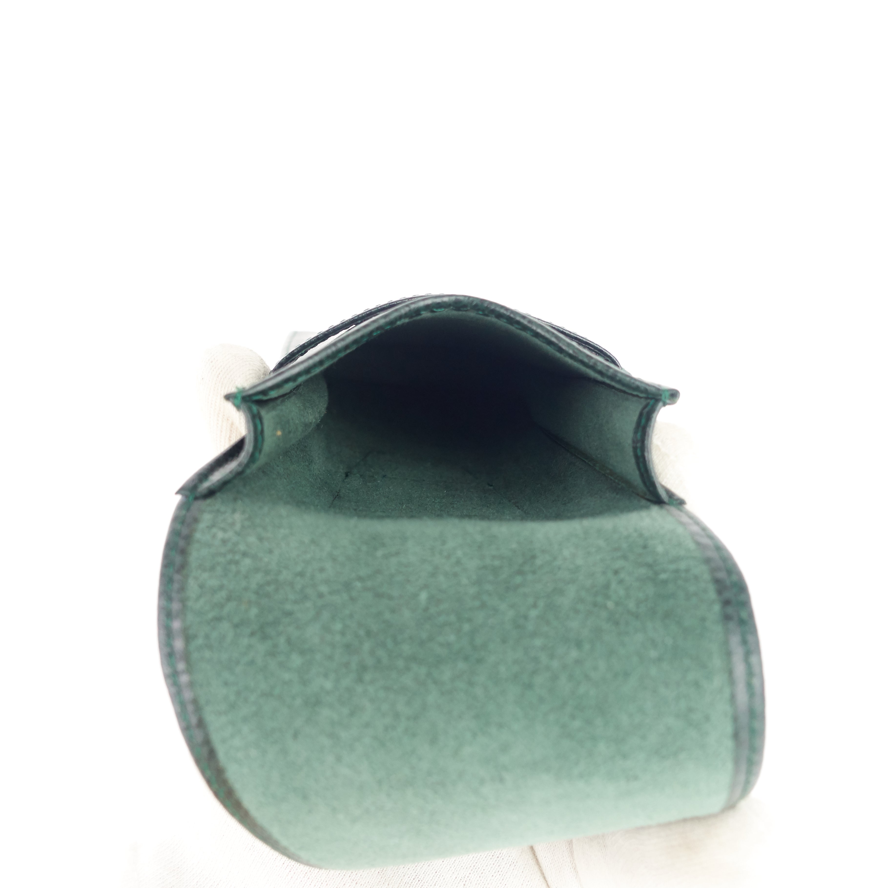 Louis Vuitto Green Taiga Leather Pen Holder