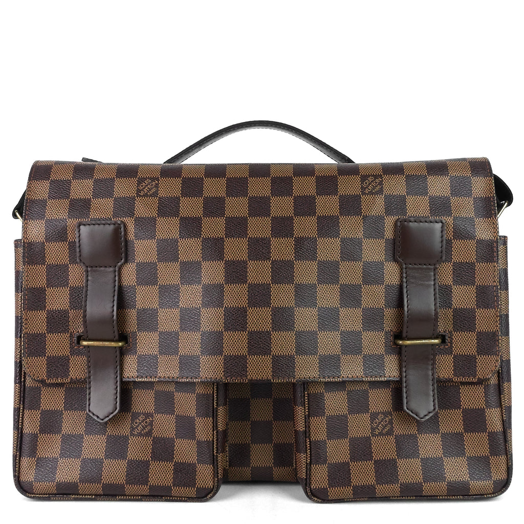 Louis Vuitto Broadway Damier Canvas Large Messenger Bag