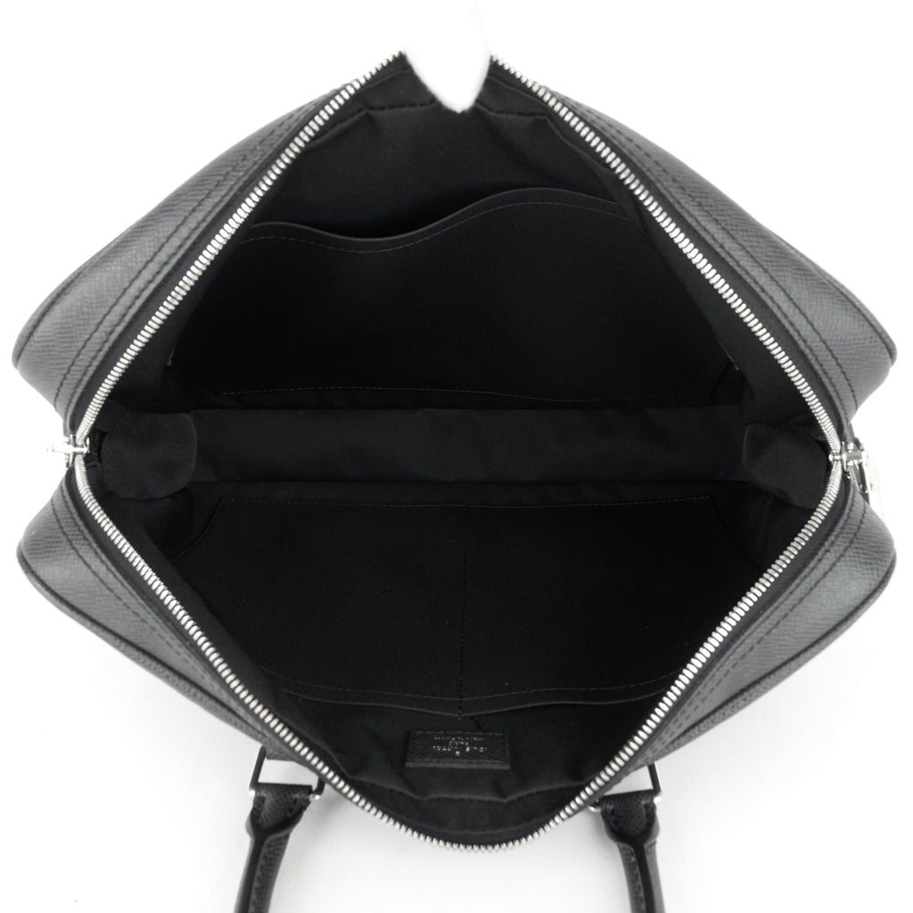 Louis Vuitto Porte-Documents Voyage PM Taiga Leather Briefcase Bag