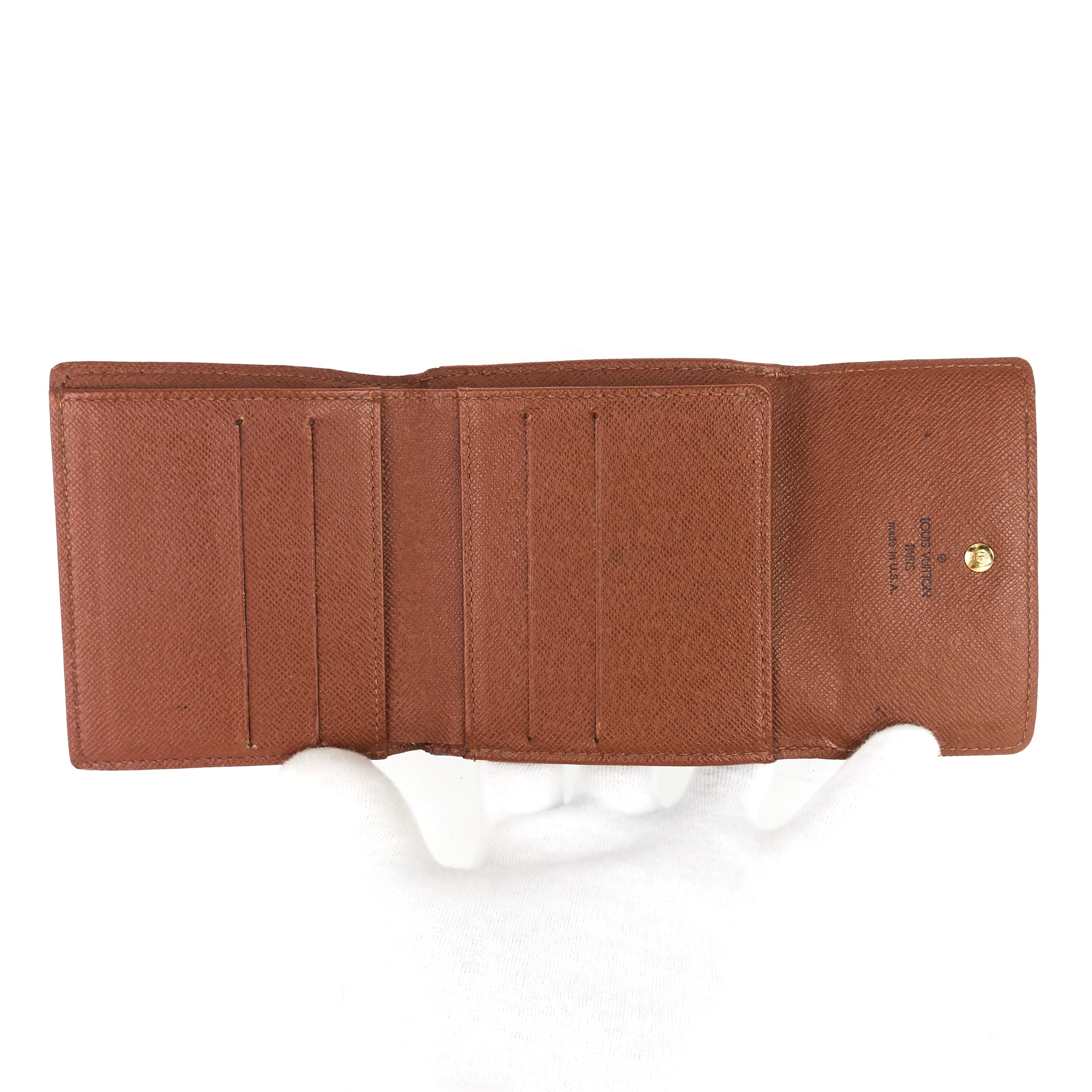 Louis Vuitto Elise Monogram Canvas Wallet