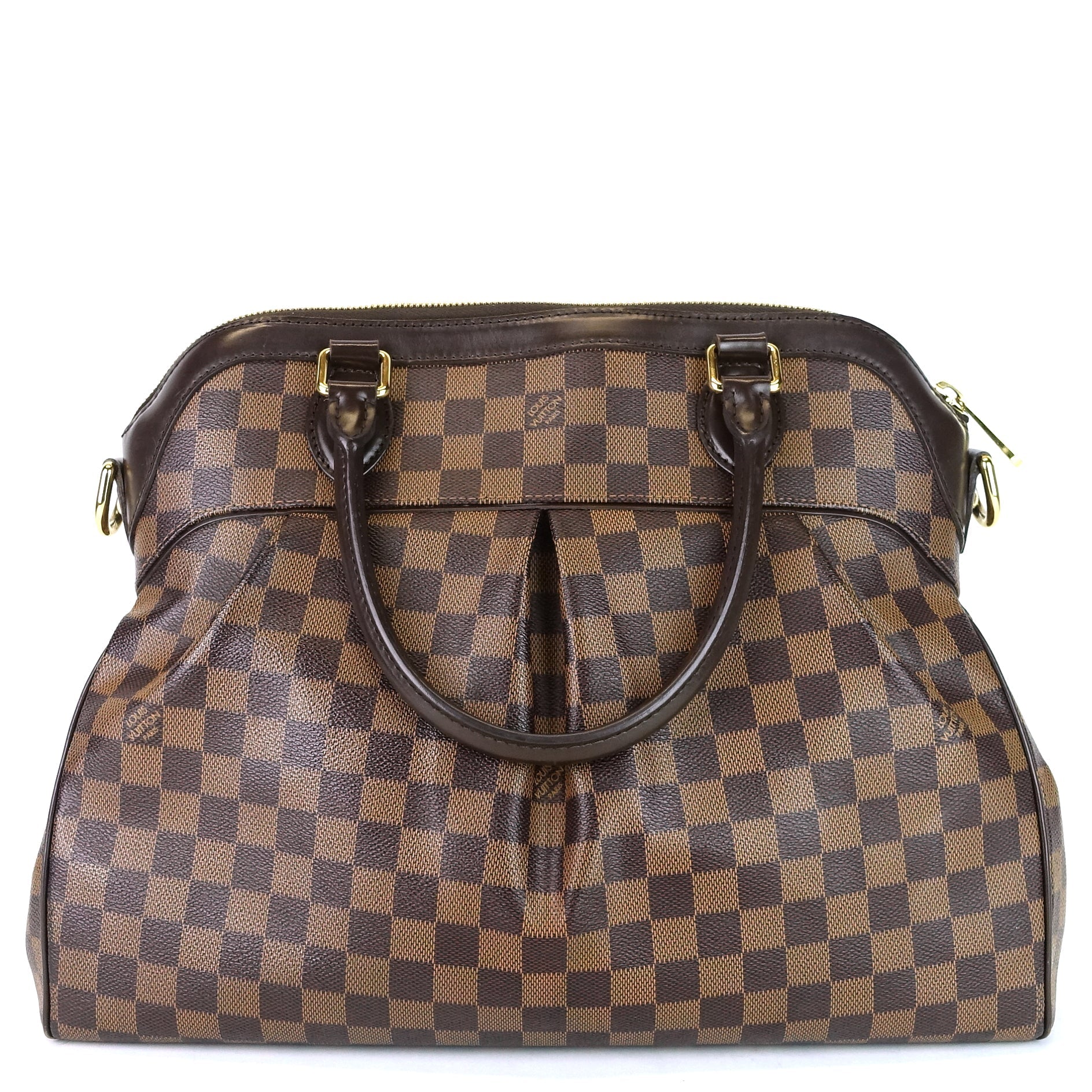 Louis Vuitto Trevi GM Damier Ebene Canvas Bag