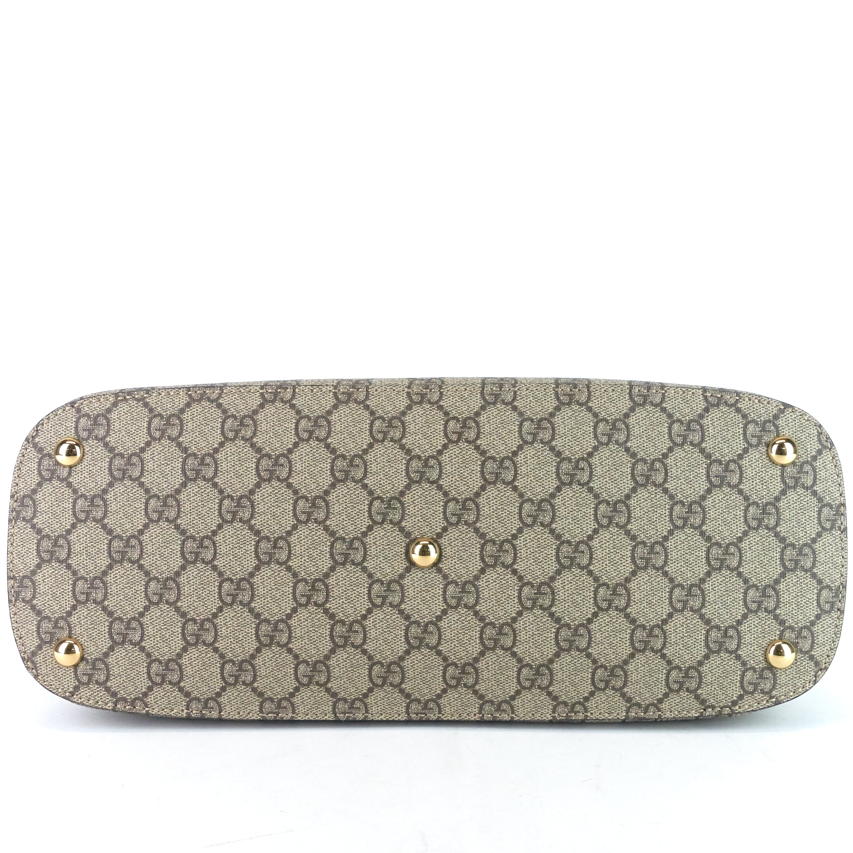 Gucci Linea A GG Supreme Canvas Hobo Bag