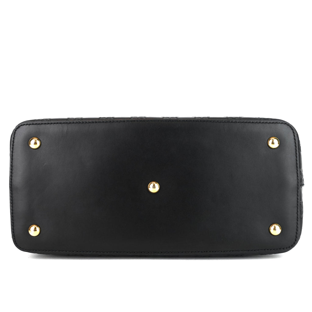 Gucci Signature Top Handle Guccissima Bag