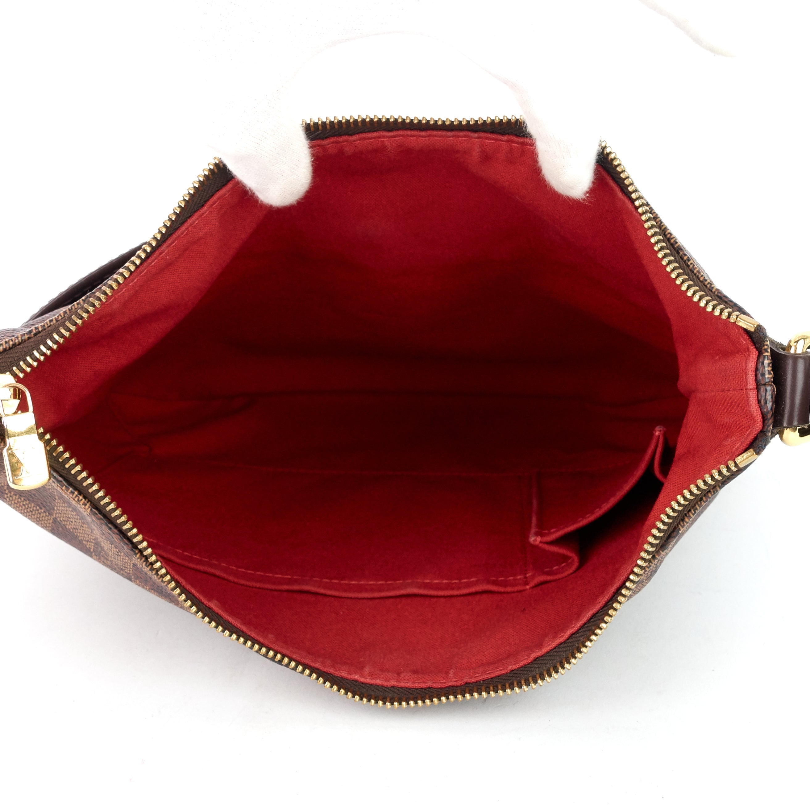 Louis Vuitto Bloomsbury PM Damier Ebene Canvas Bag