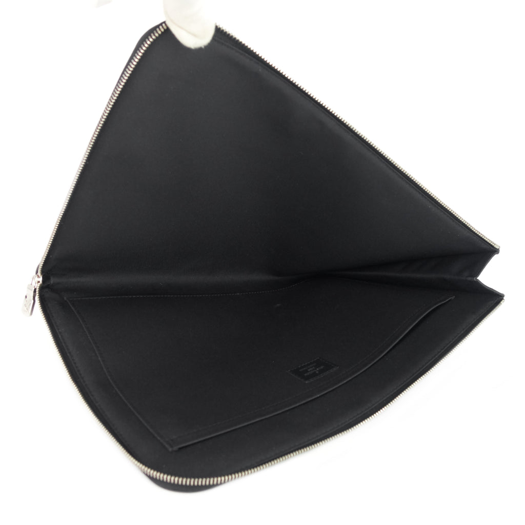 Louis Vuitto Pochette Jour GM Zip Around Damier Graphite Canvas Bag