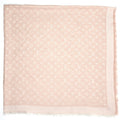 Louis Vuitto Monogram Denim Rose Shawl
