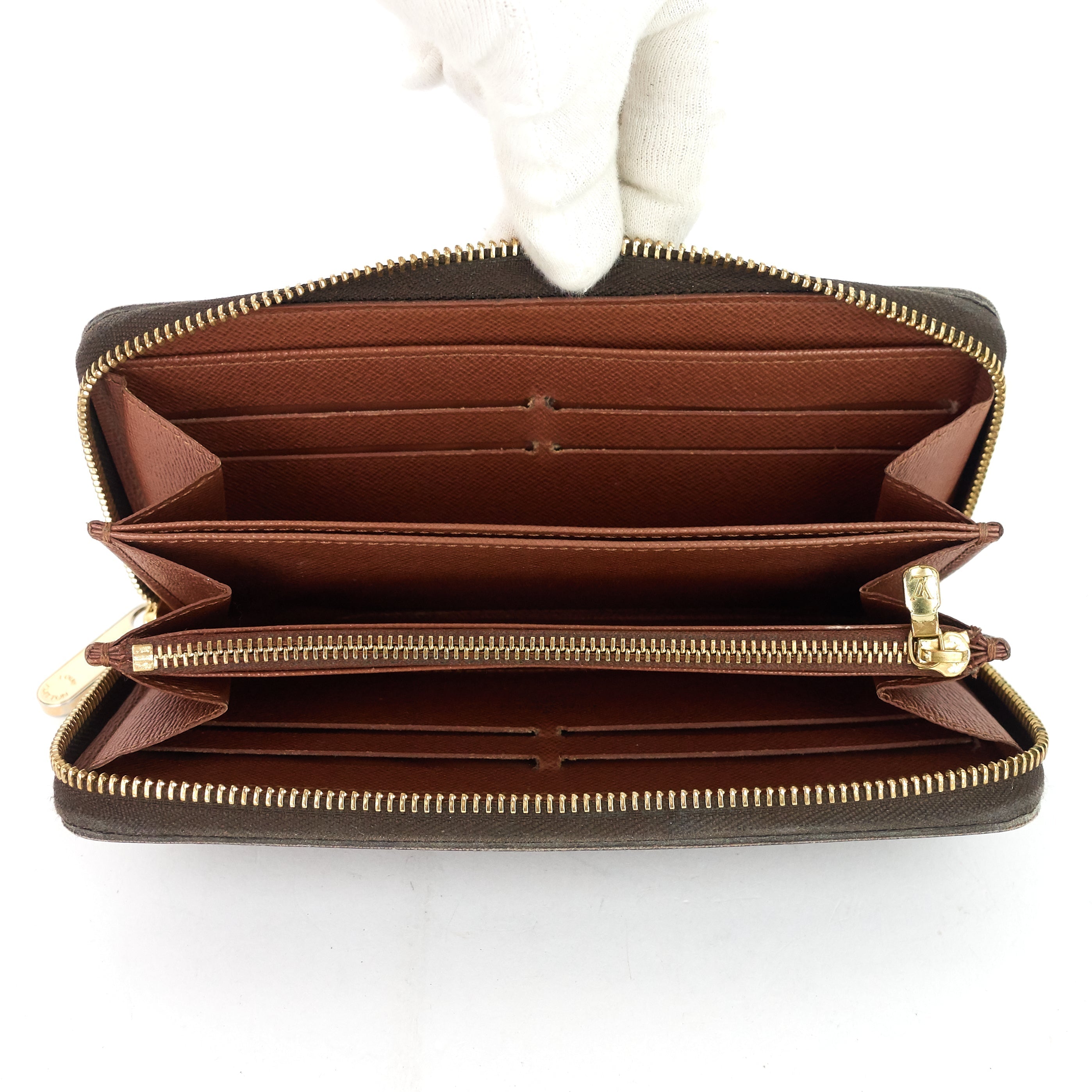 Louis Vuitto Zippy Monogram Canvas Zip-Around Wallet
