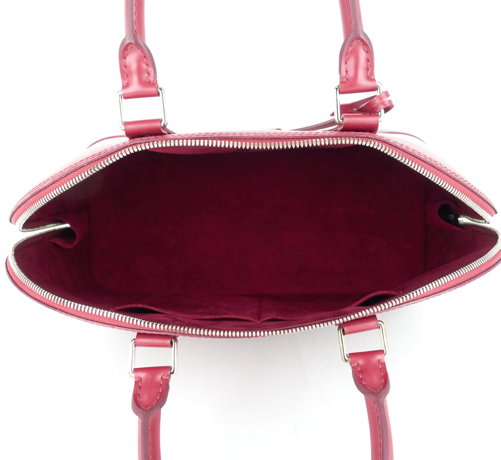 Louis Vuitto Alma GM Fuchsia Epi Leather Bag