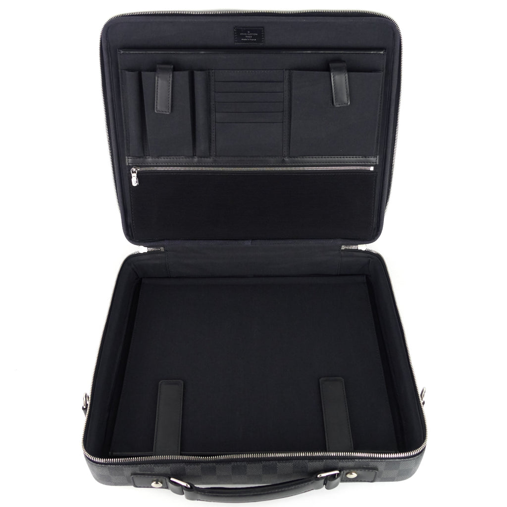 Louis Vuitto Steeve Damier Graphite Canvas Briefcase Bag