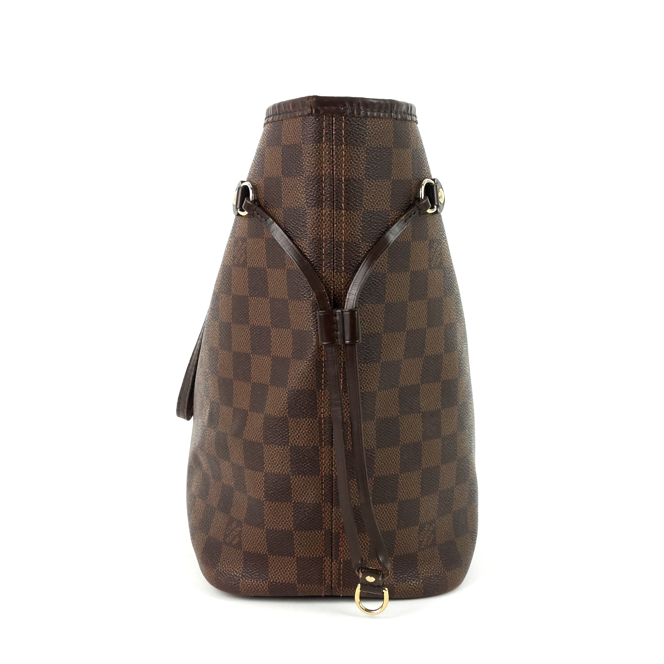 Louis Vuitto Neverfull MM Damier Ebene Canvas Bag