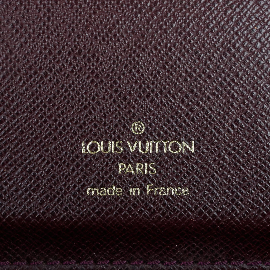 Louis Vuitto Serviette Kourad Taiga Leather Briefcase Bag