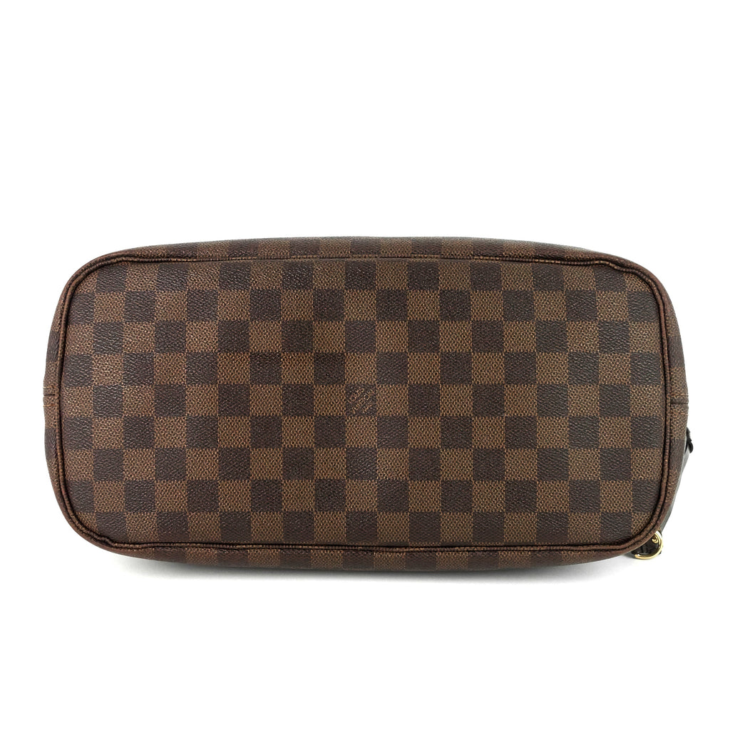 Louis Vuitto Neverfull MM Damier Ebene Canvas Bag