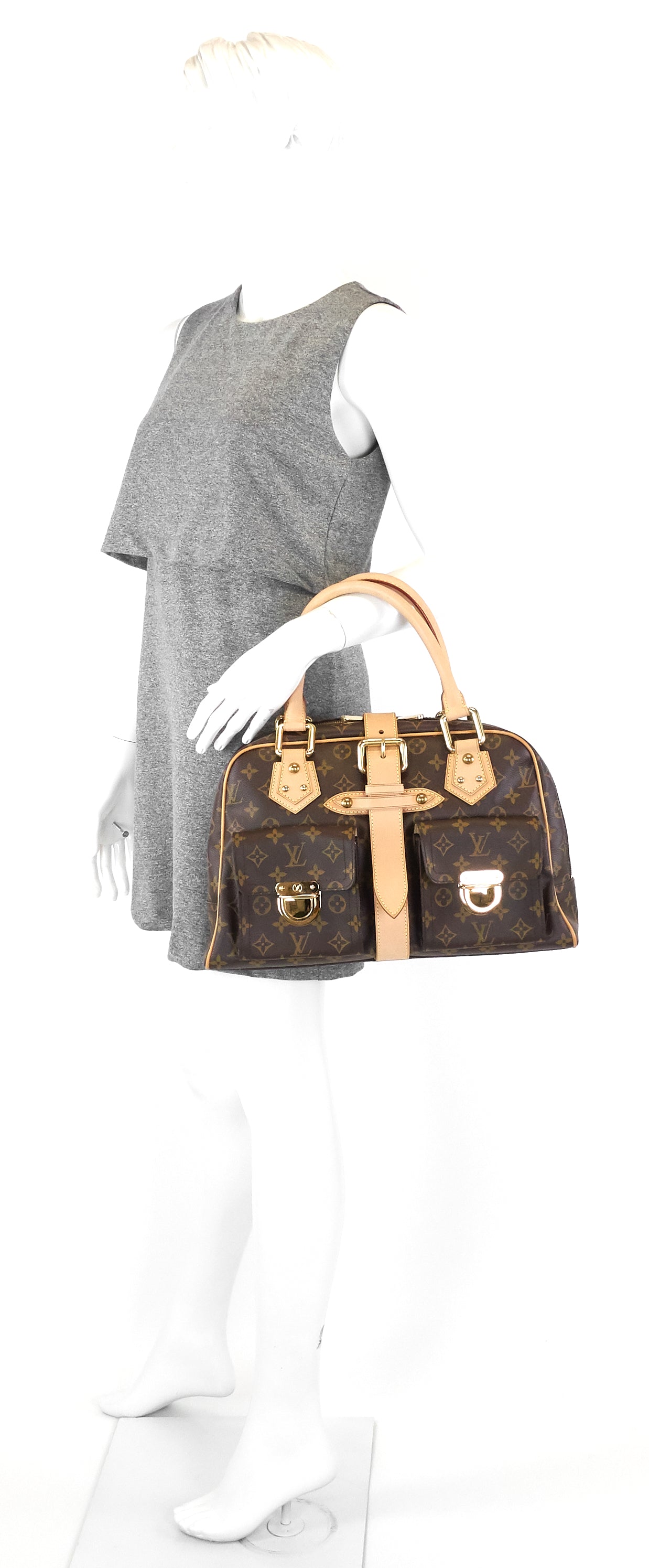 Louis Vuitto Manhattan GM Monogram Canvas Bag