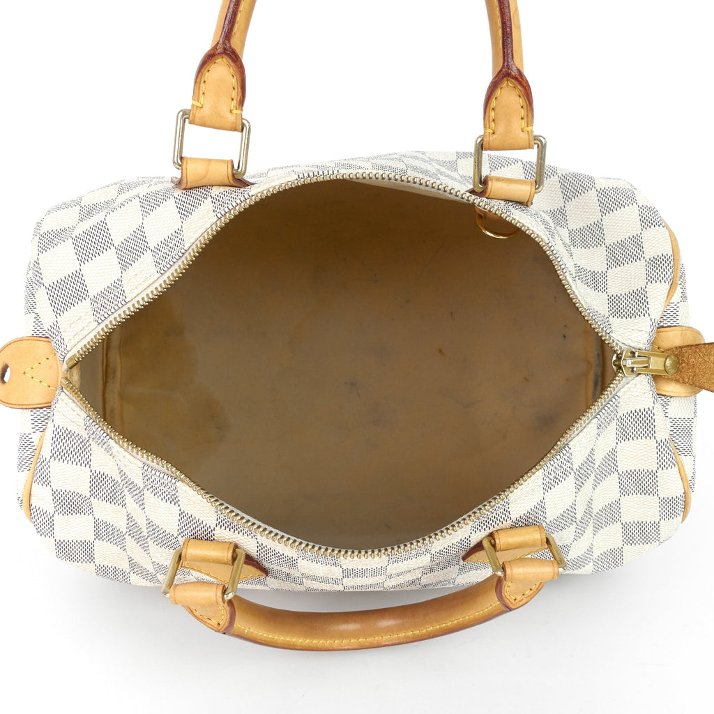 Louis Vuitto Speedy 30 Damier Azur Canvas Bag