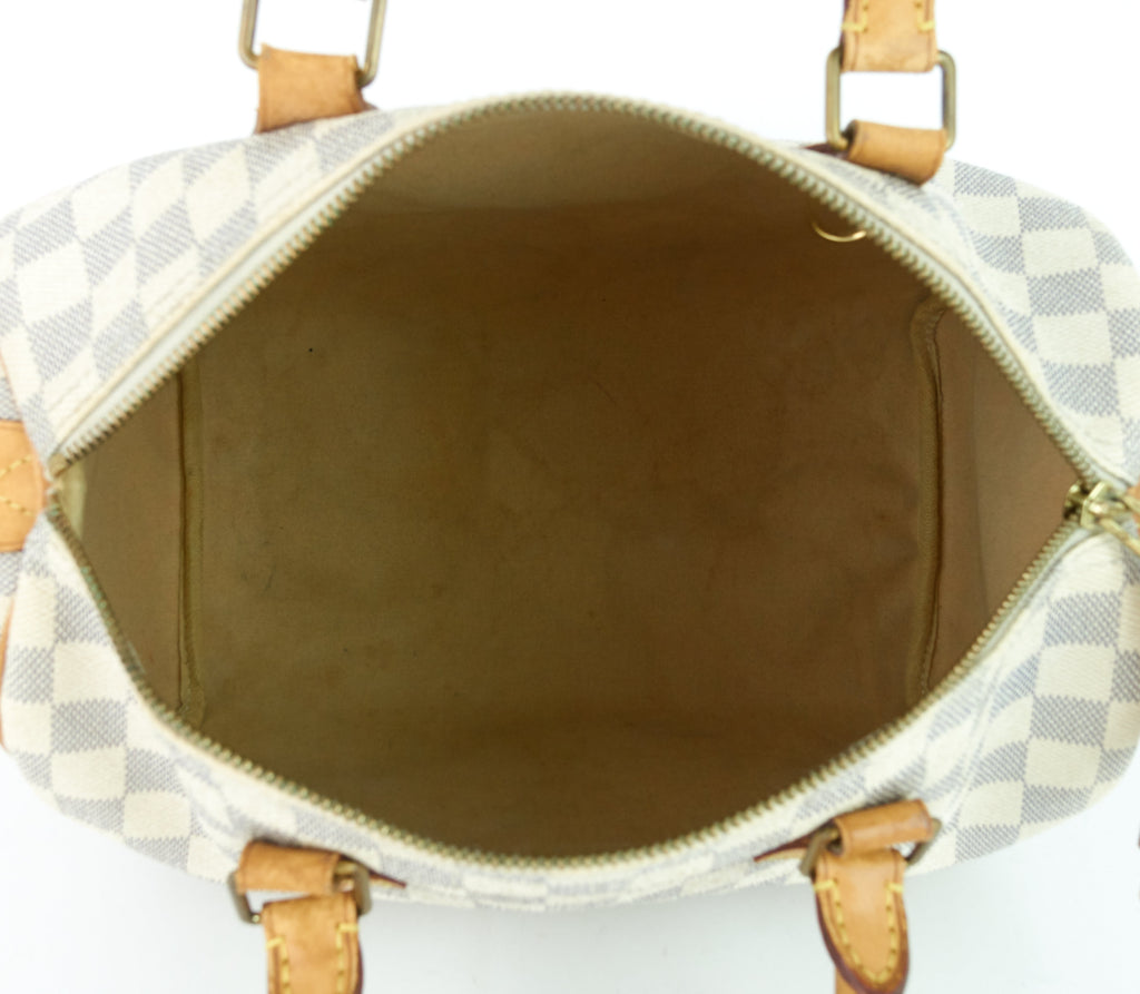 Louis Vuitto Speedy 30 Damier Azur Canvas Bag