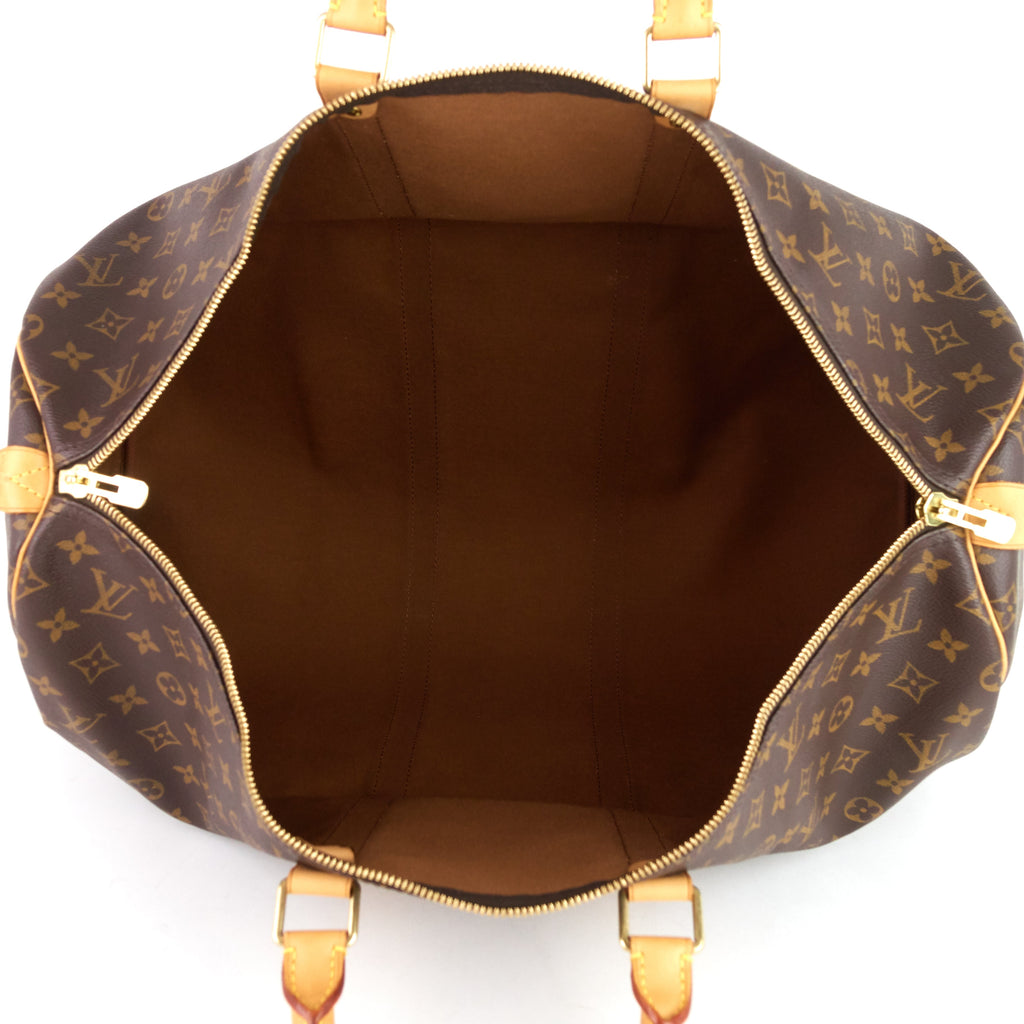Louis Vuitto Keepall 55 Monogram Canvas Bag