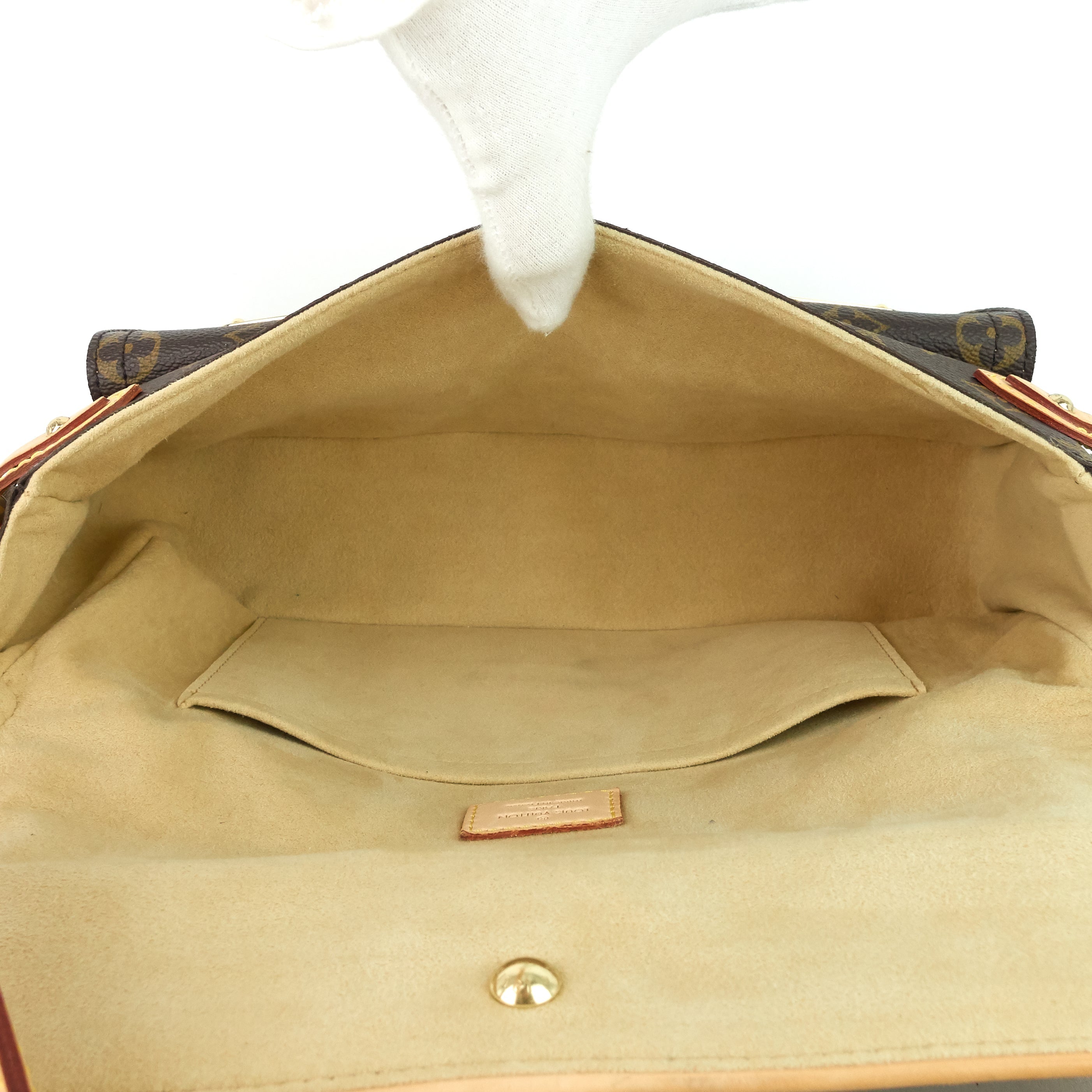 Louis Vuitto Hudson PM Monogram Canvas Bag