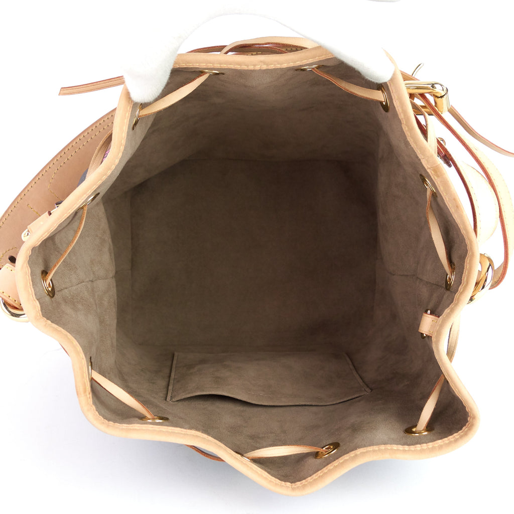 Louis Vuitto Petit NoÃ© Monogram Multicolore Canvas Bag