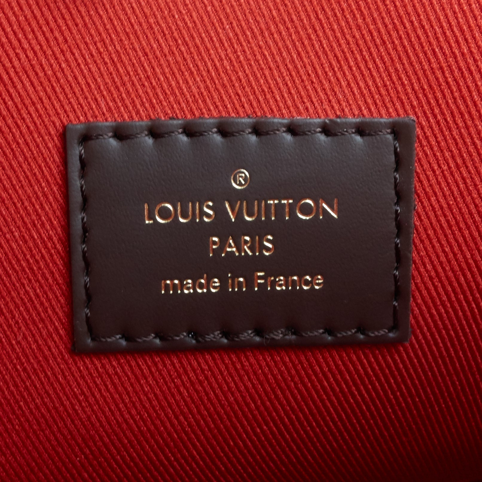 Louis Vuitto Croisette Damier Ebene Canvas Bag