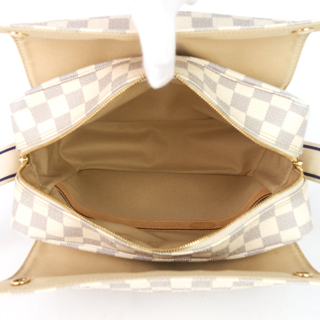 Louis Vuitto Naviglio Damier Azur Canvas Messenger Bag
