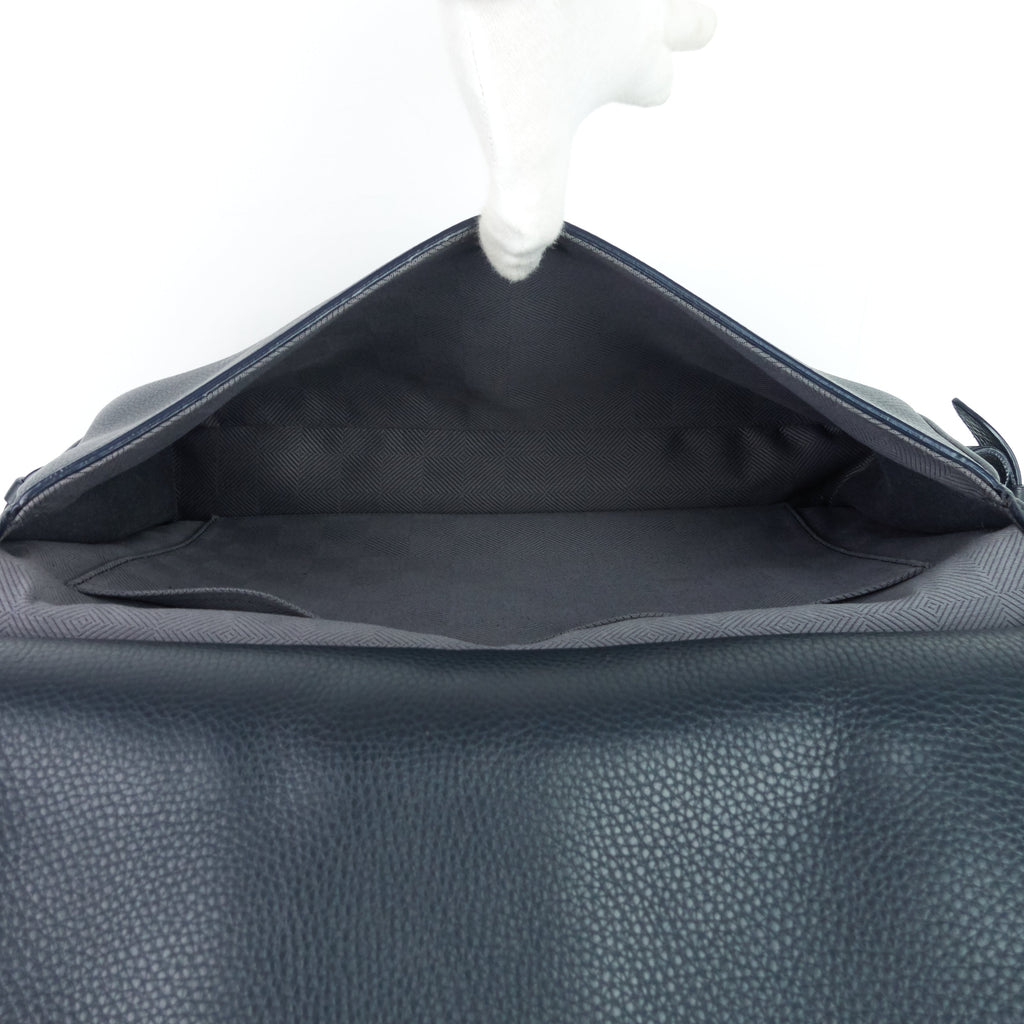 Louis Vuitto Stelios Naxos Leather Messenger Bag