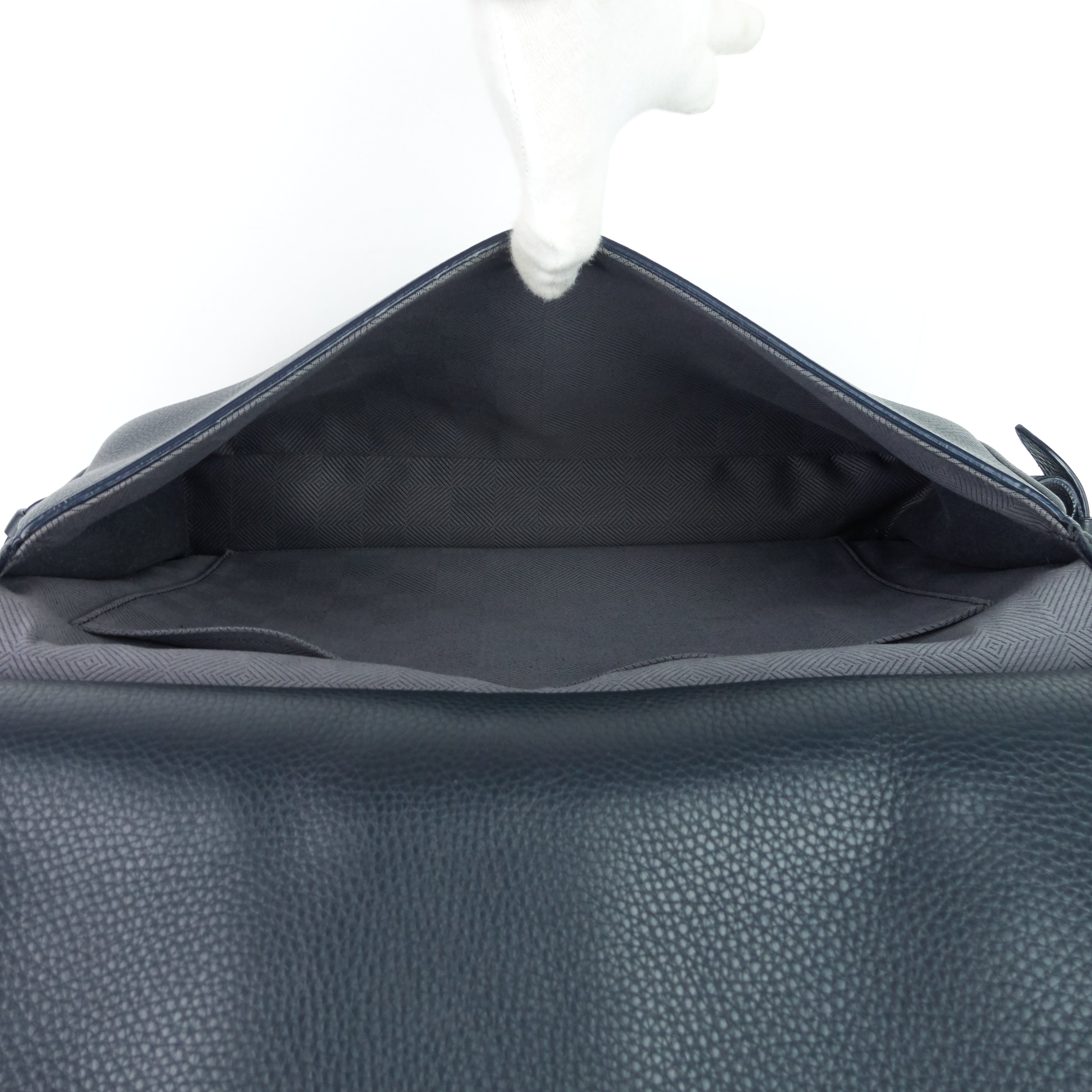 Louis Vuitto Stelios Naxos Leather Messenger Bag
