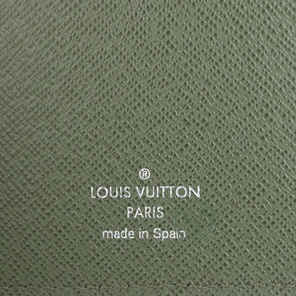 Louis Vuitto Brazza Green Epi Leather Wallet