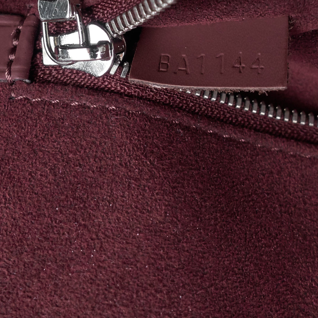Louis Vuitto Porte-Documents Voyage Burgundy Epi Leather Briefcase Bag