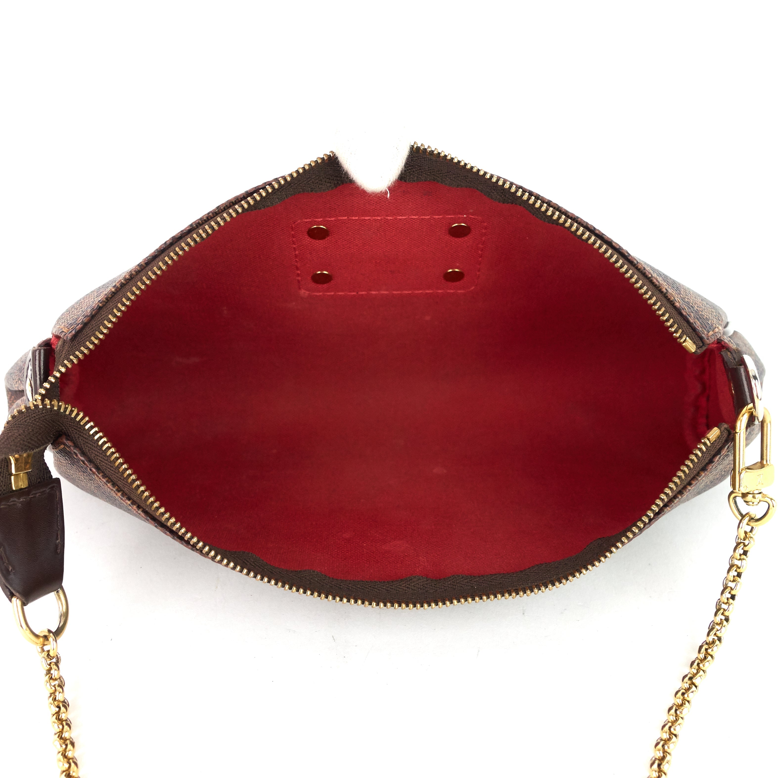 Louis Vuitto Eva Damier Ebene Canvas Bag