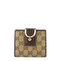 Gucci GG Canvas D-Ring Compact Wallet