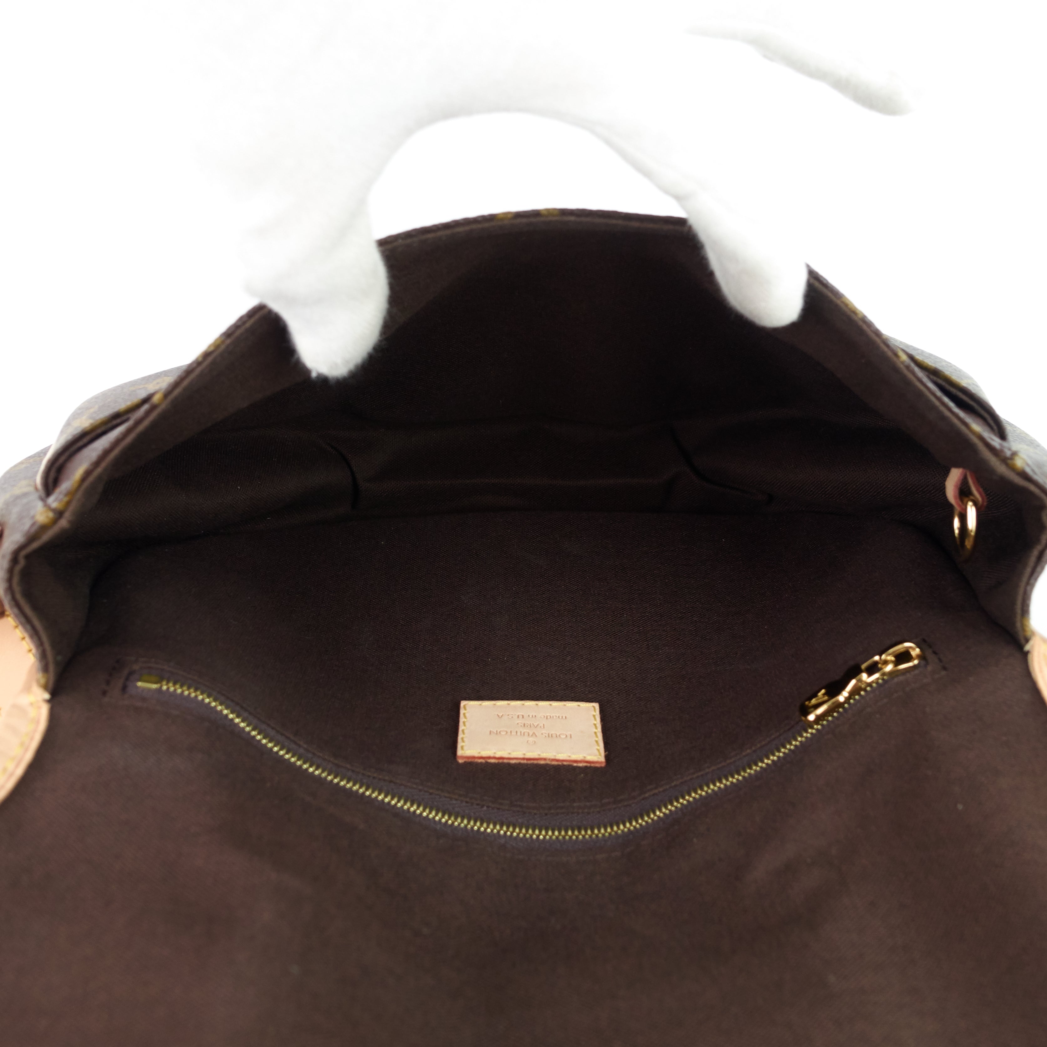Louis Vuitto Menilmontant PM Monogram Canvas Bag