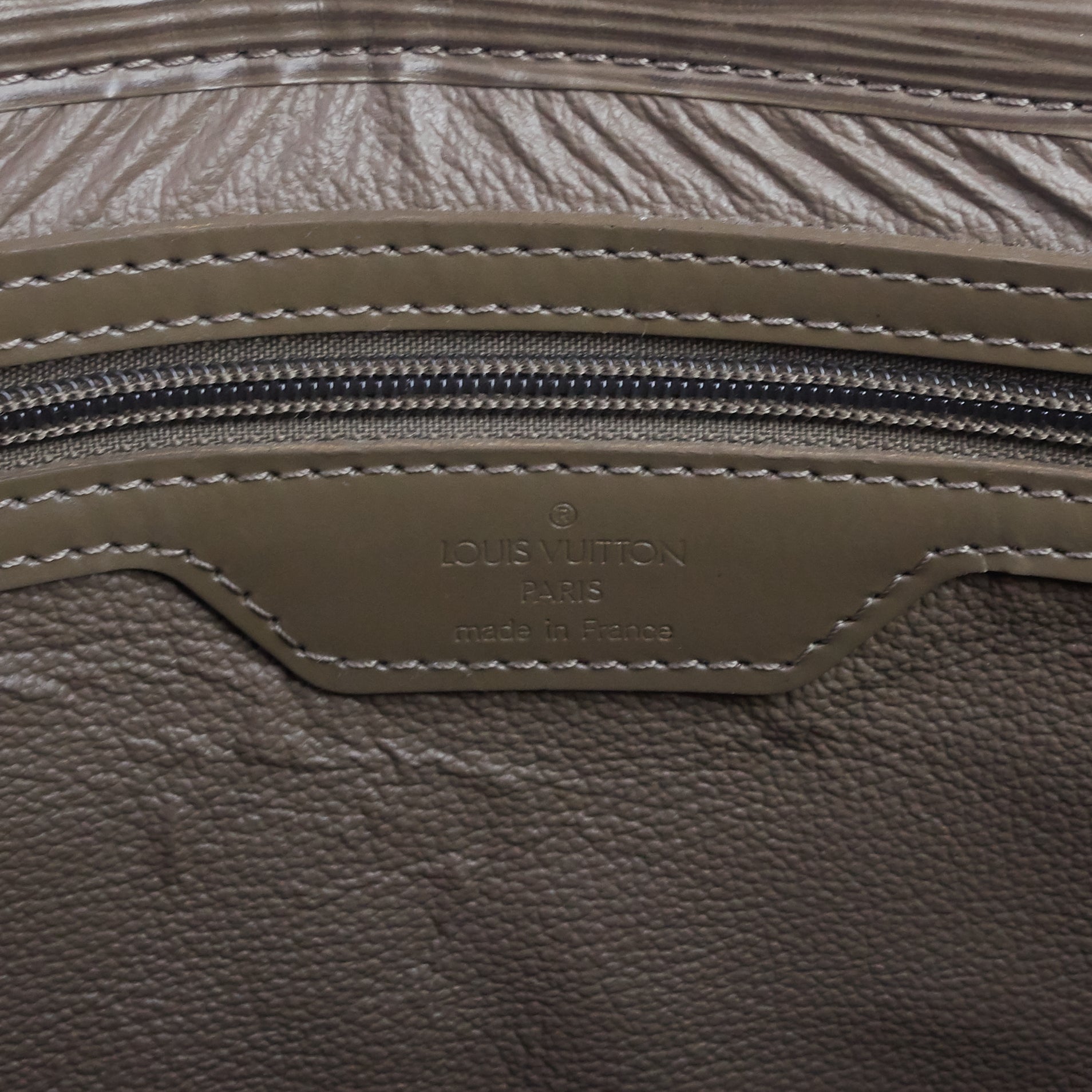 Louis Vuitto Sac Plat GM Brown Epi Leather Bag