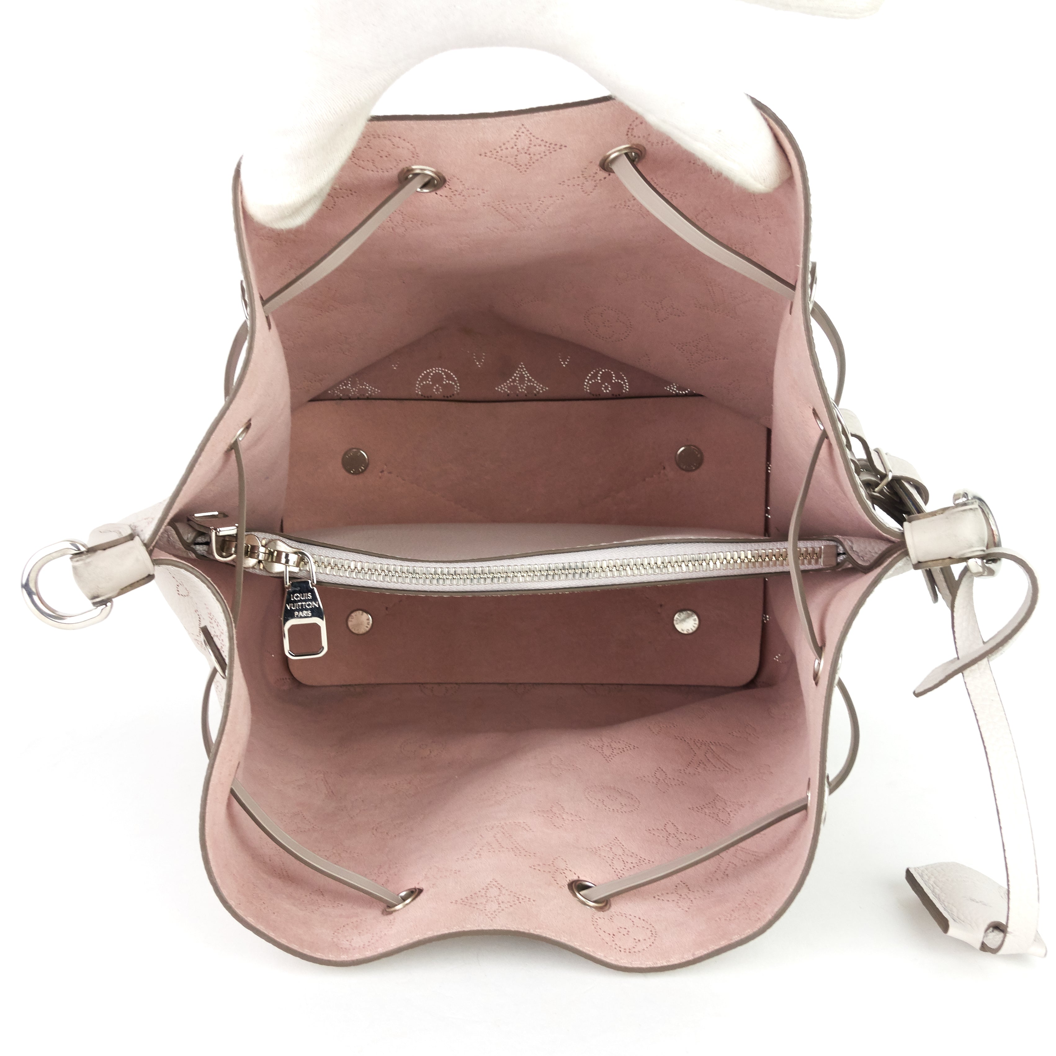 Louis Vuitto Muria Mahina Calfskin Hobo Bag