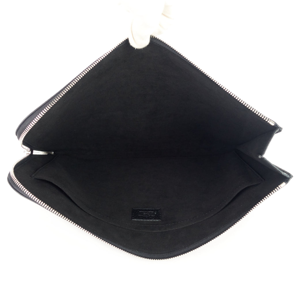 Louis Vuitto Zip Around Jour GM Taurillon Leather Pochette Bag