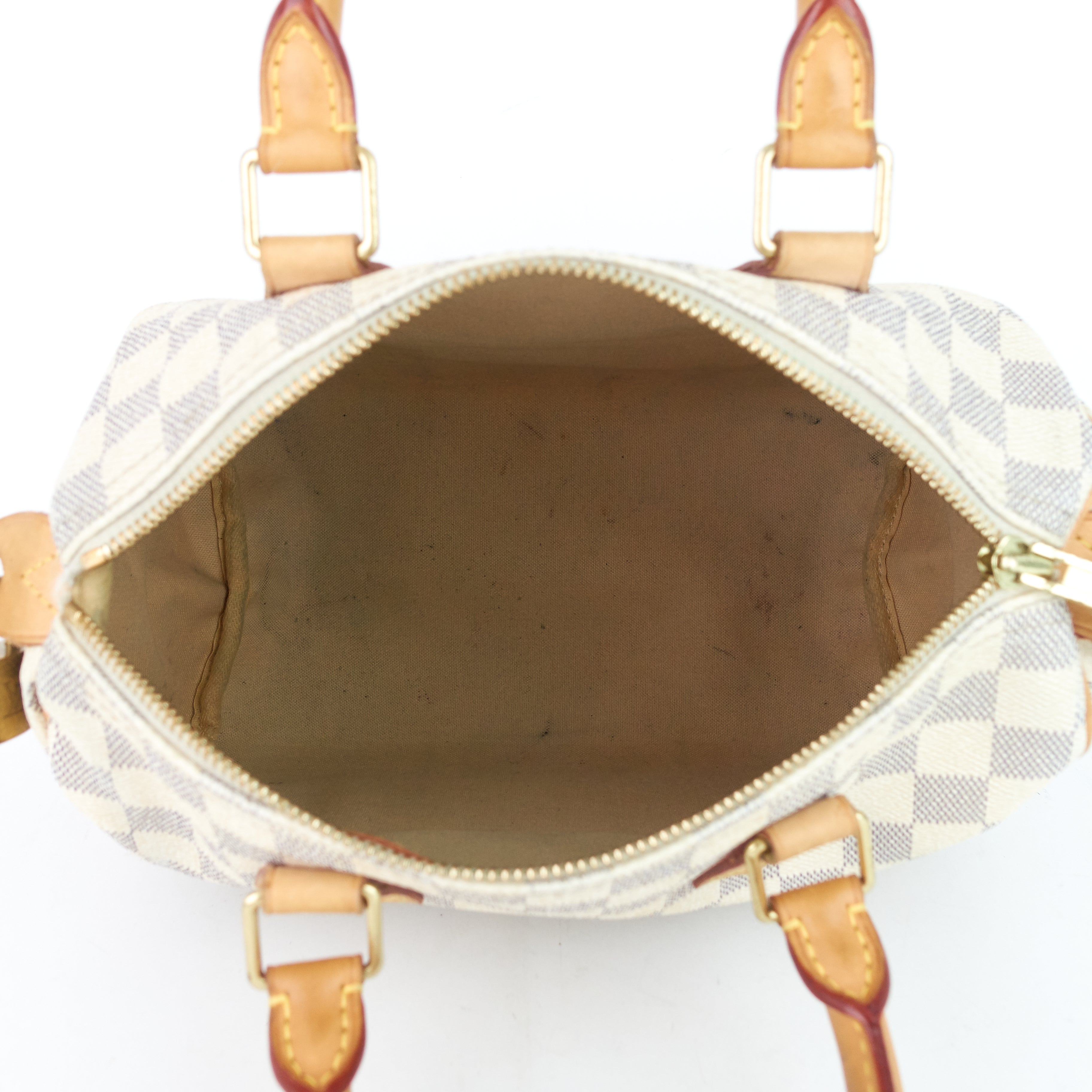 Louis Vuitto Speedy 25 Damier Azur Canvas Bag