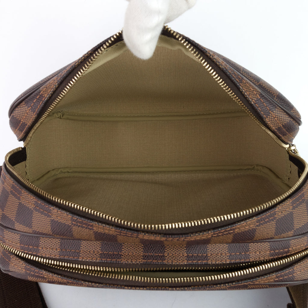 Louis Vuitto Reporter PM Damier Ebene Canvas Messenger Bag
