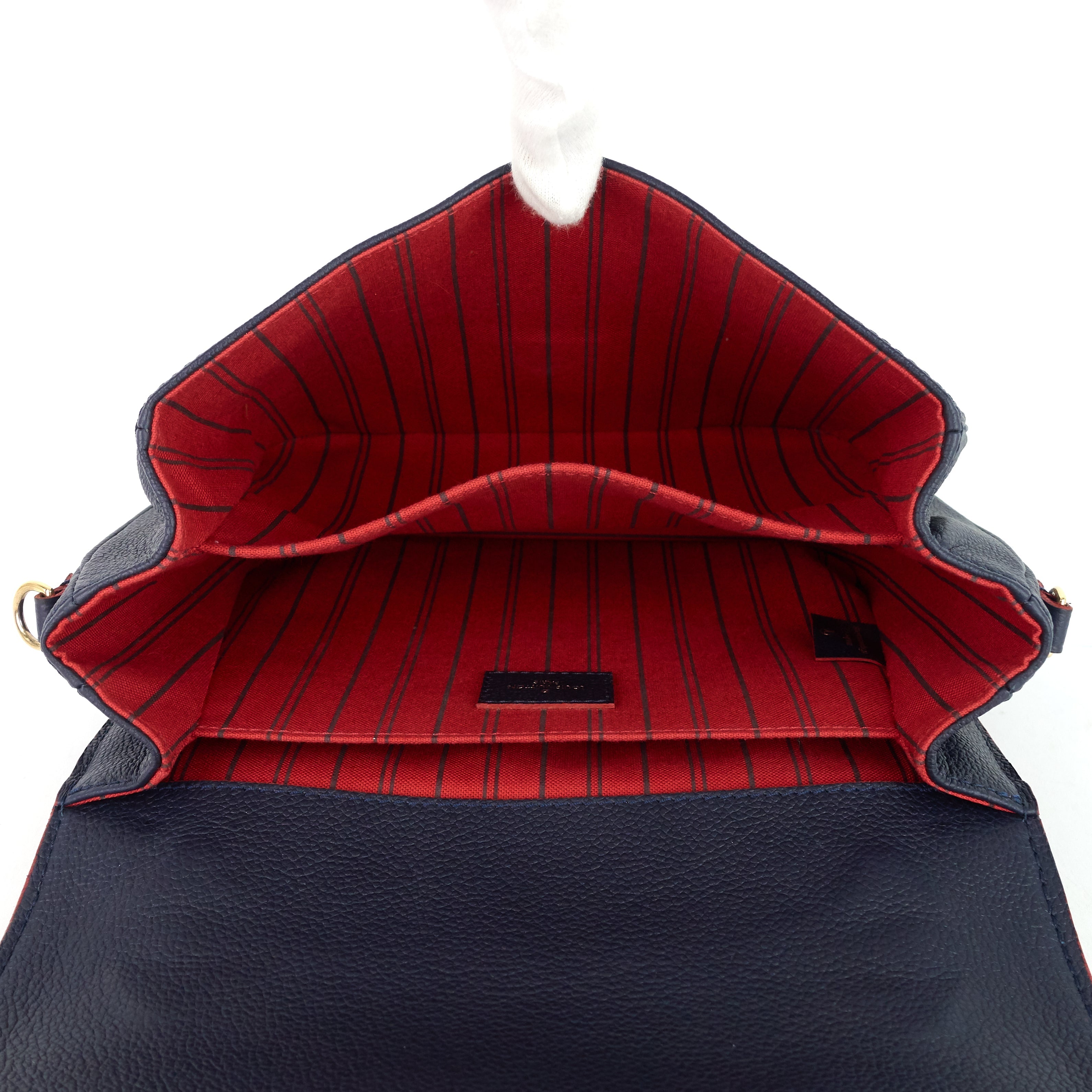 Louis Vuitto Pochette Metis MM Monogram Empreinte Leather Bag