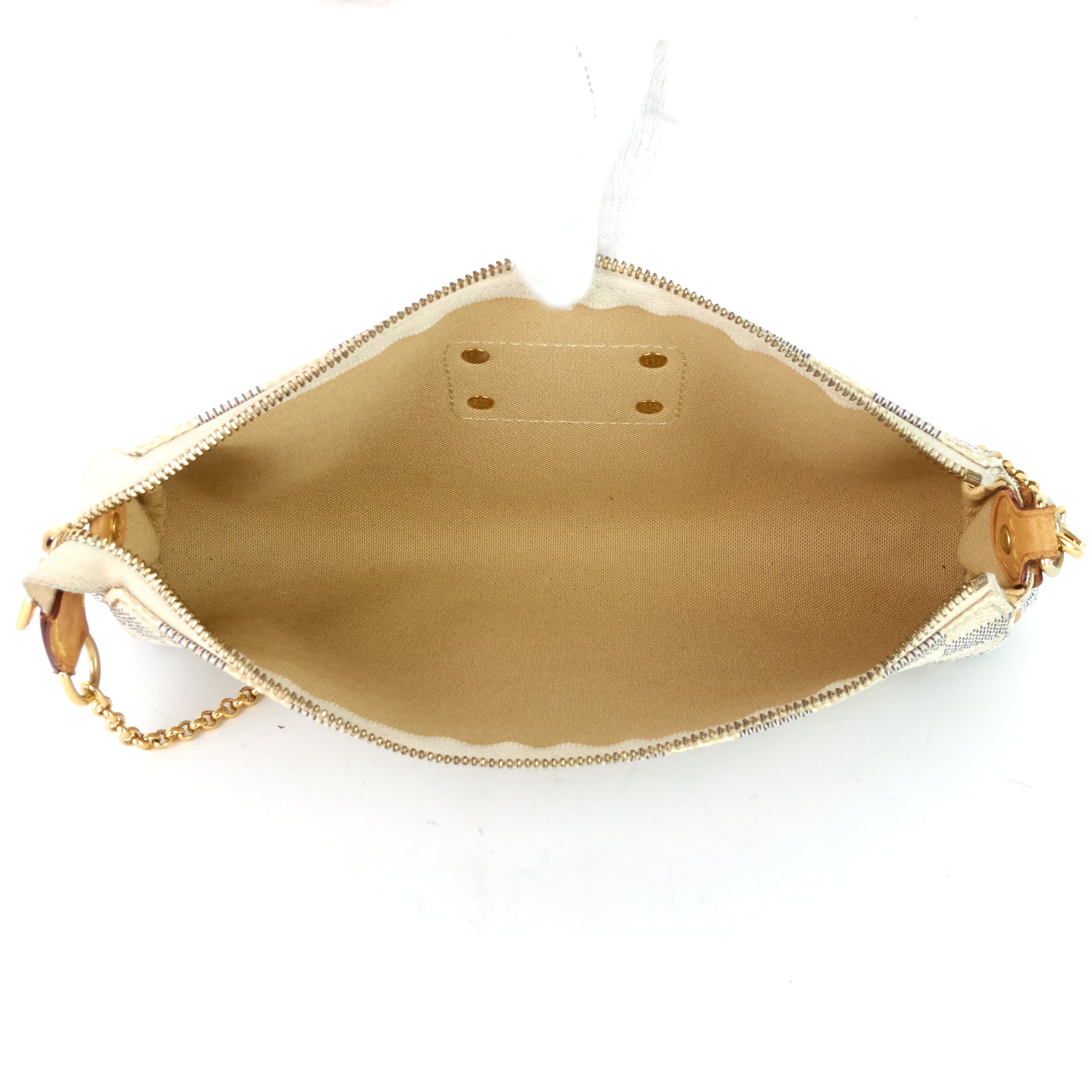 Louis Vuitto Eva Damier Azur Canvas Bag