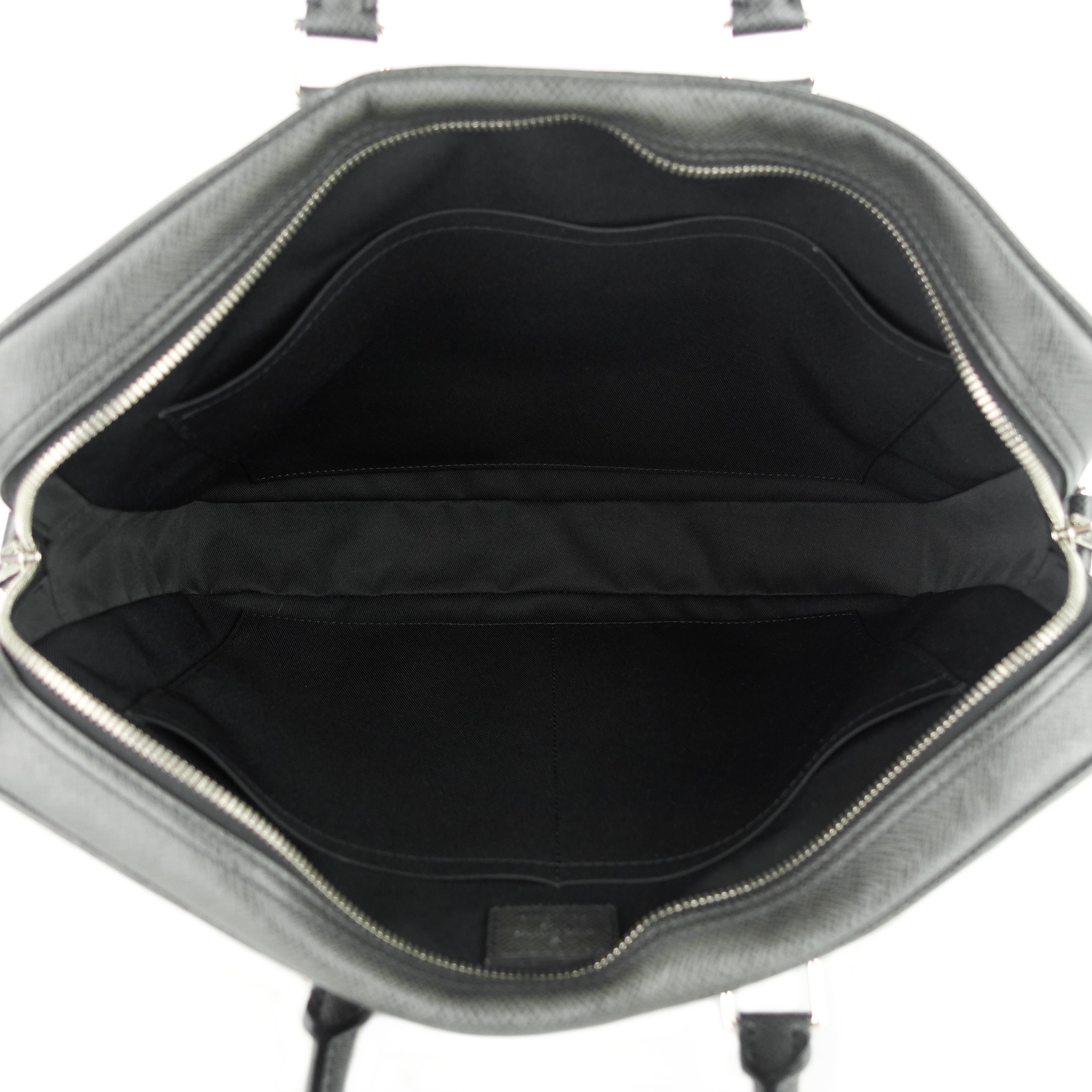 Louis Vuitto Porte-Document Voyage Ardoise Leather Briefcase Bag