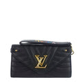 Louis Vuitto New Wave Calfskin Leather Long Wallet